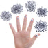 DECORA 1000pcs Round Plastic Black Googly Wiggle Eyes Self-Adhesive Wide Variety Assorted Sizes...