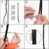 XHF 100 PCS 1.1" Black Self Adhesive Cable Zip Tie Mounts Wire Cable Clips Holders Management Anchors Organizer Holders Squares(HS-102)...