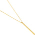 | ELYA Gold Plated Polished Bar Stainless Steel Pendant Necklace...