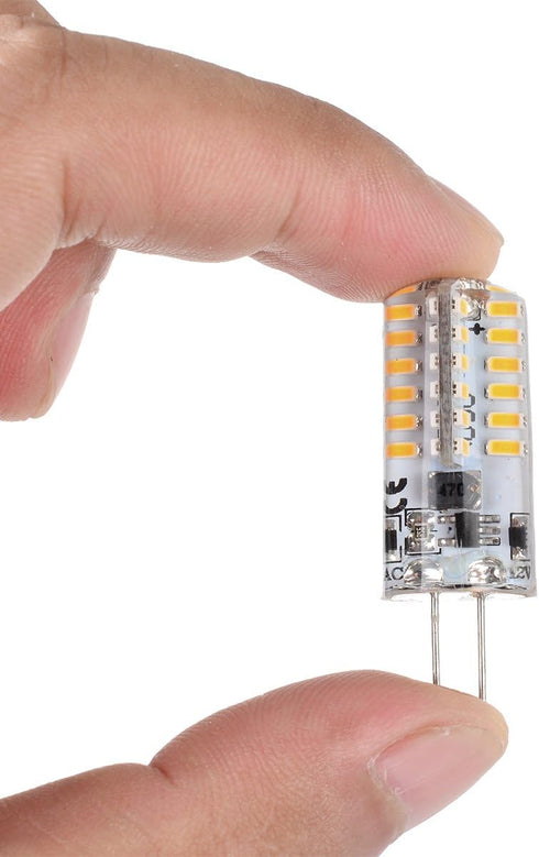 Welitesim 6pcs LED Bulb Bi-Pin Base Lights 3W AC/DC 12V Warm White 3000K G4 Bulb for Outdoor Lighting Deck Stair Step Path Paver Lights Landscape ...