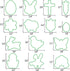 jollylife 14PCS Easter Cookie Cutter Set - Bunny,Rabbit Face,Egg,Chick,Sheep,Carrot,Flower,Butterfly,Holy Cross Party Supplies...