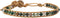 Infinityee Ankle Bracelet Woven Light Brown Leather Vintage Handmade Hippie Bohemian Gypsy Boho Unisex Anklet for Men, Women, Teenager (Jasper sto...