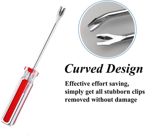 4 Pack Tack Lifter Tack Puller Nail Puller, U Tip Nail Staple Rivet Staple Puller Staple Remover Tool...