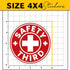 (3 Pcs) Safety Third Sticker Funny Hard Hat for Men Construction Warning Caution Blue Collar Tradesmen Gag Gifts Decorations Toolbox Laptop Bottle...
