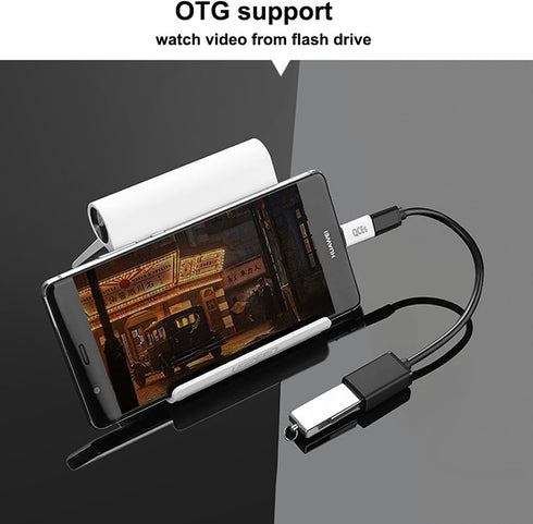 Micro USB to USB C Adapter 4Pack, USB C Fast Charging Convert Connector Charger Compatible with iPhone 15 Pro Plus, Samsung Galaxy S22/S21, Google...