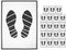 20 Pcs Car Foot Mat Disposable Paper Floor Mats Waterproof Car Floot Mat Black White Auto Foot Pads Universal Car Floor Protector Cover 15 x 20 in...