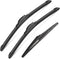 3 Wipers Set for 2011-2015 Kia Sorento, 2010-2019 2021 Kia Soul, 2015-2019 Kia Soul EV, Original Equipment Replacement Front and Rear Wiper Blades...