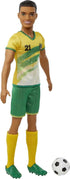 Barbie Careers Ken Fashion Doll & Accessory, Soccer Player with Short Cropped Hair, 21 Uniform, Tall Socks, Cleats & Soccer Ball...