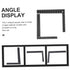 Measure Angles 2pcs Square Carpenter Tools Angle Measuring Rulers DIY Sewing Supplies Carpenters Ruler Rulers L-Shape Drawing Rulers L-Shaped Squa...