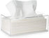 Facial Tissue Box Cover Holder- Rectangle Organizer for Bathroom Vanity, Countertops, Tables, Clear Acrylic...