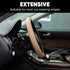 Car Steering Wheel Cover- Universal Car Accessory for Diverse Cars,Anti Slip Odorless Black, for Steering Wheel with a Diameter of 14.5"-15"?Silic...