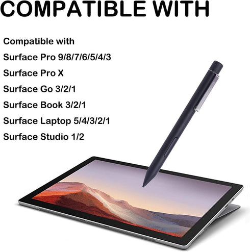 MS403 Pen Compatible with Microsoft Surface Pen M1776 for Surface Pro 9/8/7/7+/6/5/4,Surface Book 1/2/3,Laptop 1/2/3/4,Surface Studio 1/2/3, Surfa...