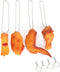 4pcs Fake Chicken Food Car Mirror Decor Hanging Funny Car Ornament Accessories Gag Gifts for Women Men...
