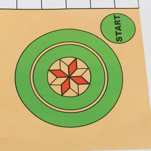 Ludo Board Game Set, 23.6 x 17.7inch Non-Woven Fabric Foldable Snakes and Ladders Ludo Game Set for Home Travel Entertainment...