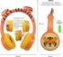 Kids Bluetooth Headphones, Kids Headphones with MIC, Bluetooth 5.3 & Stereo Sound,85dB Volume Limited with SD Card Slot, Childrens Headphones for ...