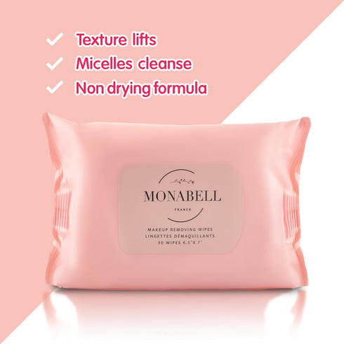 Makeup Removing Wipes - Gentle Facial Cleansing Towelettes | Effective & Convenient Beauty Essential for Daily Skincare | Makeup Remover | Pack of...