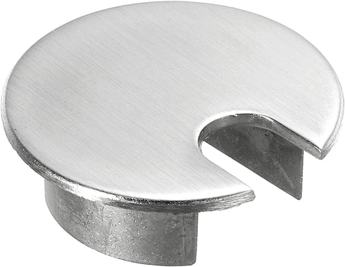 uxcell Cable Hole Cover 1-3/8"(35mm) Zinc Alloy Desk Cable Wire Cord Grommet Hole Cover for Office Computer Desk Wire Organizer, Brushed Silver...