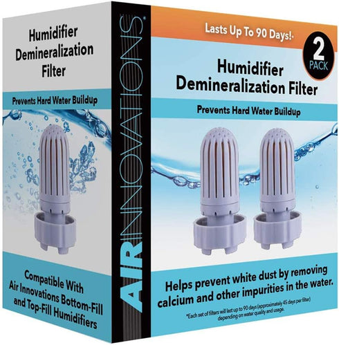 Air Innovations HUMIDIF Humidifier Demineralization Filters-Plastic-Set of 2, Silver...