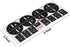 4PCS Replacement AC Control Dash Button Stickers for SUV Truck...