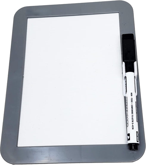 Mini Magnetic Board Dry w/Erase Marker Whiteboard (4 pack) 5? X 7? - Small, white for locker, refrigerator home or office...