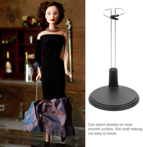 4pcs Doll Stand Black Doll Display Support 18 Inches Action Figure Stand Reusable Doll Support Stand Dollhouse Furniture Vertical Doll Stand Suppl...