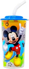 6-Pack Mickey Mouse 16oz Reusable Sports Tumbler Cups with Lids & Straws...