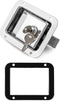 QWORK Travel Trailer Lock, 1 Pack, Stainless Steel Flush Mount Handle Latch Door Lock for Trucks, Tool Boxes, 1 Lock with 2 Keys...