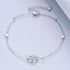 Butterfly Anklet Adjustable Foot Anklet S925 Sterling Silver Butterfly Anklet Foot Anklet Jewelry Gifts for Women Sister Christmas Birthday Valent...
