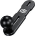 BRCOVAN Aluminum Alloy Mount Base with 1'' TPU Ball for Motorcycle Brake/Clutch Reservoir Cover Compatible with RAM Mounts B Size 1 Inch Ball Doub...