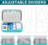 Canboc Diabetic Supplies Travel Case, Carrying Bag for Glucose Meter, Insulin Pens, Blood Sugar Test Strips, Lancets, Syringe, Medication, Alcohol...