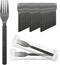 EUSOAR Plastic Forks, 50pcs 6.8"x1.3" Disposable Forks Bulk, Heavyweight Plastic Forks Heavy Duty Cutlery Disposable Utensils Silverware Set for P...
