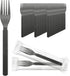 EUSOAR Plastic Forks, 50pcs 6.8"x1.3" Disposable Forks Bulk, Heavyweight Plastic Forks Heavy Duty Cutlery Disposable Utensils Silverware Set for P...