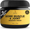 Sore Muscle & Joint Cream - Soothing Massage Relief for Neck, Back, Hands, Feet - Warming Hot Cream with Natural Essential Oils, Deeply Penetrates...