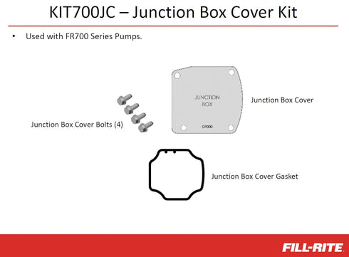 Fill-Rite KIT700JC Kit, Junction Box Cover 700 Series...