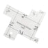 Mini Sewing Measuring Gauge Transparent Acrylic Quilting Rulers Imperial Metric Scale Knitting Sewing Tools...