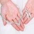 Unicra Wedding Jewelry Set Silver Rhinestone Necklace Earrings Set Prom Party Jewelry sets for Brides and Women...