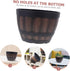 Outdoor Planter Home Cactus Indoor Style Garden Wooden Multi-Functional Flower Pots Bucket Wood Plant Bonsai Storage Round Whiskey Resin Container...