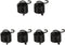 Angoily 6 Pcs Pneumatic Shovel Spring Air Fittings Air Chisel Air Tool Set Air Spring Retainer Pneumatic Chisel Accessories Pneumatic Chisel Sprin...