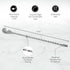 The Art of Craft Bar Spoon: 12.5” Stainless Steel Cocktail Mixing Spoon, Long Handle Spiral Design with Weighted Teardrop End (Set of 2)...