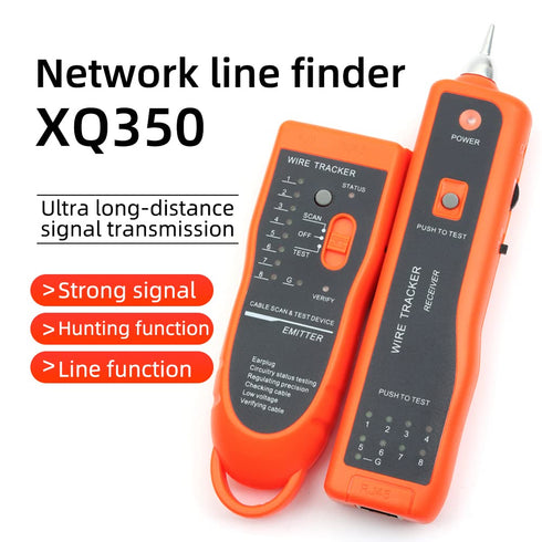 Ethernet Cable Tracker LAN Network Cables Tester Multifunction Line Finder Measure for CAT5 CAT6 RJ45 RJ11 with Network Maintenance Collage Teleph...