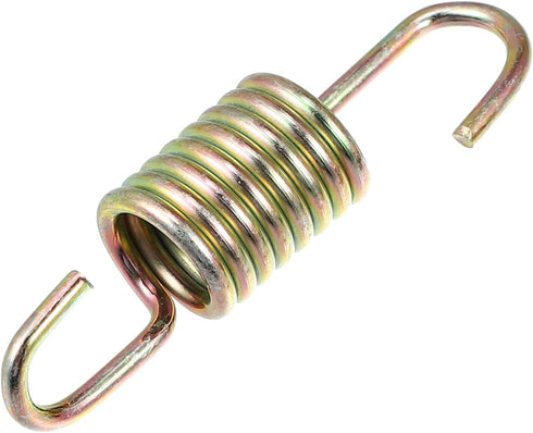 X AUTOHAUX 2pcs 6cm Length Gold Tone Plated Steel Motorcycle Brake Pedal Return Spring for Suzuki...