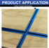 1Set T-Track Intersection kit Blue for Woodworking, Universal Aluminum T Tracks Tool Accessories...