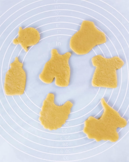 Baby Shower Series Cookie Cutters Set of 7 pcs, Stainless Steel Fondant Cutter Molds Baking DIY...
