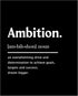 Posterizer 1 pcs-Meaning Of Ambition-Dream Bigger-Motivational & Inspirational Art-Gift for Entrepreneurs-Decor for Home & Office- unframed wall a...