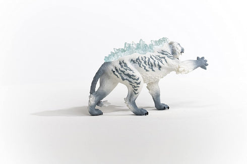 Schleich Eldrador Creatures Mythical Ice Tiger Action Figure - Featuring Ferocious and Fearsome Back Crystals, Durable Toy for Boys and Girls, Gif...