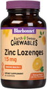 Bluebonnet Nutrition Earthsweet Zinc Lozenges 15mg Chewables, Plus 100mg of Vitamin C, Soy-Free, Gluten-Free, Kosher Certified, Dairy-Free, Vegan,...