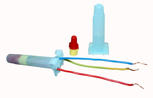 3M Direct Bury Splice Kit DBR/Y-6 (BULK), 18-10 AWG, UV-Resistant, Steel Spring, Flame Retardant Insulation, 1 pack containing 2 Splice Tubes and ...