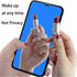 2 Pack Anti-Blue Tempered Glass Mirror Screen Protector Film for iPhone 15 Pro, 6.1 inch 9H Hardness Anti-scratch Full Covered (Blue)......