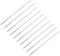 uxcell 10Pcs Straw Cleaner Brush, 8 Inch Nylon Tube Pipe Cleaners, Stainless Steel Long Straw Brush for Drinking Straw, Bottle, Tube, Cup, Clear...