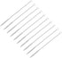 uxcell 10Pcs Straw Cleaner Brush, 8 Inch Nylon Tube Pipe Cleaners, Stainless Steel Long Straw Brush for Drinking Straw, Bottle, Tube, Cup, Clear...